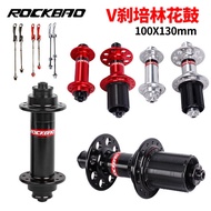 rim basikal tayar basikal R ROCKBAO Road Bicycle Hub Front 2 Rear 4 Bearing 20/24 Holes 7-11 Speed A