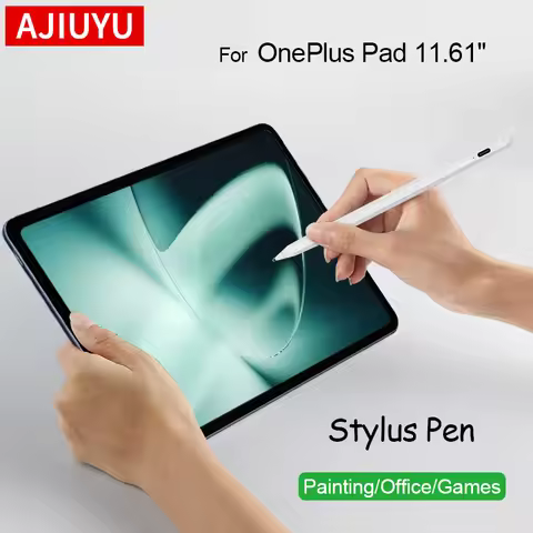 AJIUYU Stylus Pen For OnePlus Pad 11.61" Tablet Pen Rechargeable For OPPO Pad 2 Redmi Pad SE 11" Scr