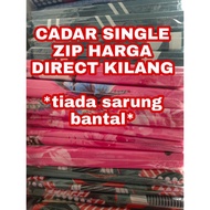 CADAR SINGLE ZIP/SINGLE ZIPPED BEDSHEET