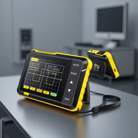 FNIRSI Professional NEW DSO152 Handheld Digital Oscilloscope: 2.5MSa/s Sampling, 200KHz Bandwidth, 8