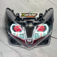 Biled Headlight Reflector UK 4.5 Inch Vario 125 Kzr 2012 2013 2014 Ready to Install