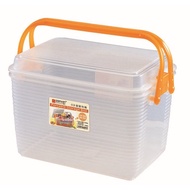 Storage Storage Box Moving Plastic Box Portable 16L Storage Box with Lid Zhenxing CL8804 Household T