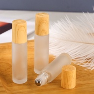 Wood Grain Roll-On Bottle 10ml Glass Sub-Packing Bottle Perfume Essential Oil Roll-On Bottle 5ml Rol