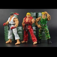 Neca Street Fighter Ryu Ken Guile Action Figure