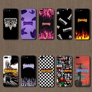 Soft black phone case for iPhone 7 8 Plus THRASHER