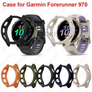 Half Shell Screen Protector Frame TPU Case for Garmin Forerunner 970