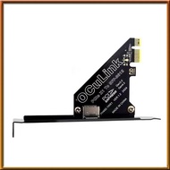 [chasoedivine.] PCIe 4.0 X1 to Oculink SFF8611/8612 Expansion Card to SFF-8639 U.2 SSD for External 
