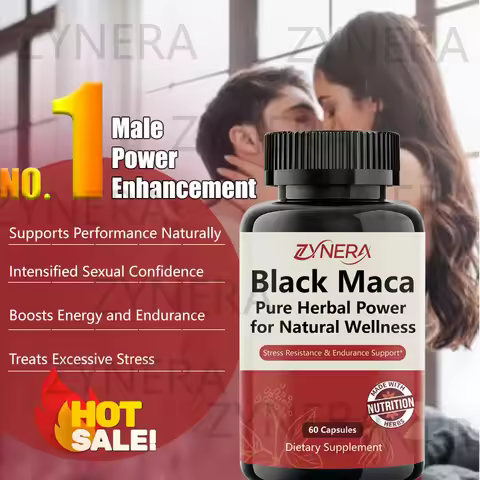 Natural Best Male Enhancing Capsules Maca Long Lasting Powerful Supplement Pill For Men Performance 