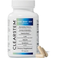 CLEARSTEM - MINDBODYSKIN Hormonal Acne Supplement (-HTP) - Natural DIM Supplement - Skin Care Vitami