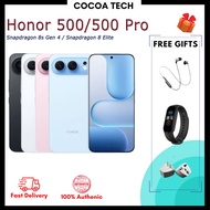 Honor 500 Snapdragon 8s Gen 4 AMOLED 6.55'' /Honor 500 Pro Snapdragon 8 Elite 120Hz 8000mah 80W NFC 