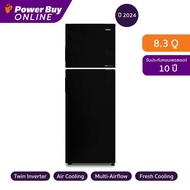 HAIER ตู้เย็น 2 ประตู 8.3 คิว Inverter (สีดำ) รุ่น HRF-239MNI As the Picture One