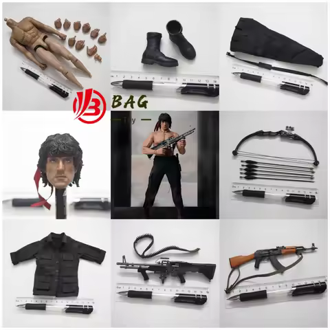 1/6 of the Action Figures Model Threezero 3A 3Z03280W0 First Blood 2 Rambo new Spare parts