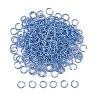 50 g Aluminum Wire Open Jump Rings Lilac 20 Gauge 6x0.8mm Inner Diameter: 5mm about 2150pcs/50g