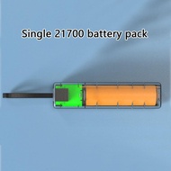 ที่ใส่แบตเตอรี่แบบ DIY ชาร์จไฟได้21700ก้อนกล่องชาร์จโทรศัพท์มือถือแบบมีพอร์ตสำหรับจอ LCD USB สองอัน