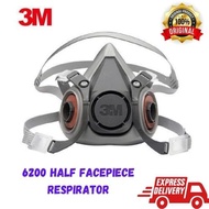 3M 6200 HALF FACE MASK RESPIRATOR WITHOUT CARTRIDGE / 6001/6003 CARTRIDGE