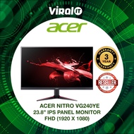 ACER NITRO VG240YE 23.8" IPS MONITOR FHD (1920 X 1080) 100HZ 1MS
