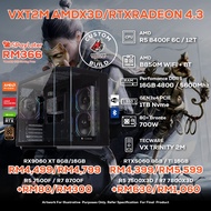 VXT2M AMDX3D/RTXRADEON 4.3 - PC GAMING PACKAGE / 16GB DDR5 / 1TB SSD / CPU OPTION(S) + GPU OPTION(S)