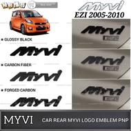 AMAZING PERODUA MYVI EZI 2005-2010 CAR MYVI LOGO EMBLEM FRAME COVER GARNISH PNP REAR MYVI LOGO BADGE