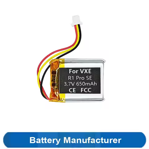 Original Replaces 650mAh Battery For VXE R1 PRO SE Wireless Game Mouse ( Compatible: 502030 702530 m