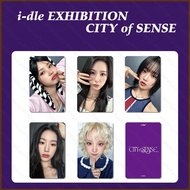 ST3 5PCS/Set I-DLE LOMO Card MEDIA EXHIBITION : CITY of SENSE Postcards Collection Stars Peripheral 