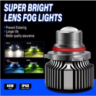 3000K H11 H9 H8 yellow Fog light Car LED Headlight Car Light Bulb Mini Built 12V