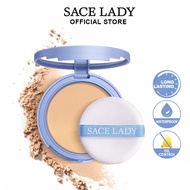 Compact Powder Waterproof Oil-control Matte Face Powder SACE LADY