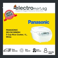 Panasonic SR-CN108WSH 5 Cup Rice Cooker, 1L, White