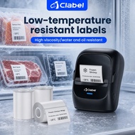 Clabel CT221B Bluetooth Portable Label Printer 5-Proof Waterproof Oilproof Thermal Label Bundle