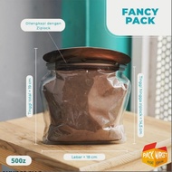 Fancy PACK 500z - 750z/ coffee container/ mask packaging/ snack chip packaging (MIN 10pcs per size)