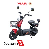 SEPEDA LISTRIK AKASHA 3 MERAH SEPEDA LISTRIK VIAR MEDAN SUMUT READY SELIS VIAR