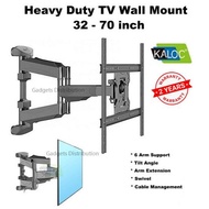 KALOC ULTRA STRONG X8 SLIM WALL MOUNT LED TV BRACKET FULL MOTION BRACKET TV 32" 40" 55" 65" 70" 75" 