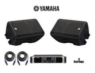 【六絃樂器】全新 Yamaha PX5 + CBR15*2 舞台監聽喇叭組合 / 舞台音響設備 專業PA器材