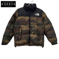 The North Face ND91842 卡其色迷彩羽絨服，M碼