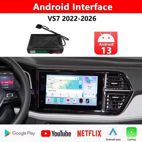 Android Interface for JETTA VS7 2022-2026, Built in Google Play & CarPlay&Android Auto&YouTube&Netfl