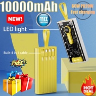 SG  100000mAh power bank 66W supply fast charging powerbank LED Digital Display with cable