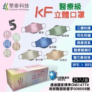 Jutai KF Medical Mask Mask 4D Medical Adult Mask Three-Dimensional Mask Medical Mask Color Mask Doub