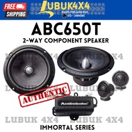 [ABC650T] Audiobahn 2 Way Component Speaker