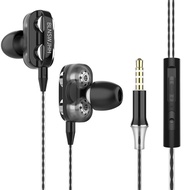 FLUFFY - A4 Moving Coil 3.5mm Stereo Earpiece Inear Headset Earbuds Bass