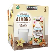 Kirkland Signature Organic Almond Unsweetened Non-Dairy Beverage Vanilla 6-946ml