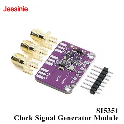 DC 3V-5V SI5351 Si5351A I2C Clock Generator Breakout Board Module Signal Generator Clock 8KHz-160MHz