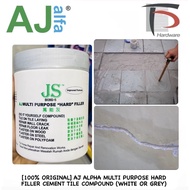 [100% ORIGINAL] AJ ALPHA MULTI PURPOSE HARD FILLER CEMENT TILE COMPOUND (WHITE OR GREY) 1KG
