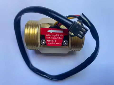 YF-B10 G1" 1inch Water Diesel Brass DN25 Hall effect Flow Sensor Meter Turbine Flowmeter 2-50L/min 7