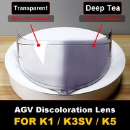 ✲AGV K1/K3SV/K5 SHOEI Z8 Motorcycle Helmet Accessories Discoloration Visor Lens Casco AGV Original K