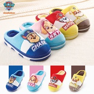 ✳۩Paw Patrol Children's slippers Winter Half Pack Bedroom Slippers Kids Shoes Plush Half Slipper Soft Shoes Indoor Slipp