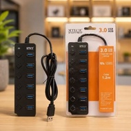 USB HUB 3.0 M-TECH 7 PORT CABLE /1.2M - USB HUB 3.0 - 7 PORT USB HUB 7 PORT USB 3.0