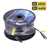 4K 60Hz AOC HDMI 2.0 Fiber Optical cable 20M 30M 50M HDMI Fiber Cable High Speed 18Gbps HDR ARC HDCP2.2 for PS4/5 TV Box