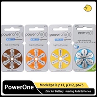 p10 / p312 / p13 / p675 PowerOne Hearing Aids Battery |   Power One Hearing Aids Batteries |   Premi