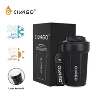 Civago Stainless Steel Coffee Mug Vacuum Insulation