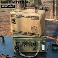 Tactical 30-42L Camping Storage Bag Insulated Folding Box Waterproof Picnic Tableware Field