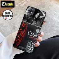 Case Oppo A17 - Casing Oppo A17 - EKSOTIK - Fashion Case - ESSE - Silikon - Aksesoris Handphone - Ke